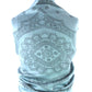 Sakkas Lightweight Two Tone Paisley Design Pashmina Fringe Scarf / Stole / Wrap