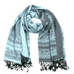 Sakkas Lightweight Two Tone Paisley Design Pashmina Fringe Scarf / Stole / Wrap