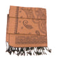Sakkas Lightweight Two Tone Paisley Design Pashmina Fringe Scarf / Stole / Wrap