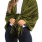 Sakkas Lightweight Two Tone Paisley Design Pashmina Fringe Scarf / Stole / Wrap