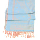 Sakkas Lightweight Two Tone Paisley Design Pashmina Fringe Scarf / Stole / Wrap