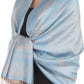 Sakkas Lightweight Two Tone Paisley Design Pashmina Fringe Scarf / Stole / Wrap