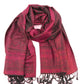 Sakkas Lightweight Two Tone Paisley Design Pashmina Fringe Scarf / Stole / Wrap