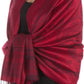 Sakkas Lightweight Two Tone Paisley Design Pashmina Fringe Scarf / Stole / Wrap