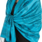 Sakkas Lightweight Two Tone Paisley Design Pashmina Fringe Scarf / Stole / Wrap