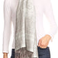 Sakkas Lightweight Two Tone Paisley Design Pashmina Fringe Scarf / Stole / Wrap