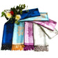 Sakkas Two Tone Rose Pashmina Scarf / Stole / Wrap