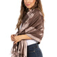 Sakkas Two Tone Rose Pashmina Scarf / Stole / Wrap