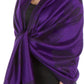 Sakkas Two Tone Rose Pashmina Scarf / Stole / Wrap