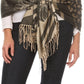Sakkas Reiley Long Wide Floral Printed Patterened Fringe Pashmina Shawl / Scarf