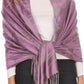 Sakkas Reiley Long Wide Floral Printed Patterened Fringe Pashmina Shawl / Scarf