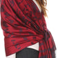 Sakkas Reiley Long Wide Floral Printed Patterened Fringe Pashmina Shawl / Scarf