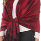 Sakkas Reiley Long Wide Floral Printed Patterened Fringe Pashmina Shawl / Scarf