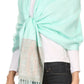 Sakkas Bela Long Wide Multi Patterned Tassel Fringe Pashmina Shawl / Wrap / Stole