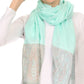 Sakkas Bela Long Wide Multi Patterned Tassel Fringe Pashmina Shawl / Wrap / Stole