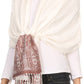 Sakkas Bela Long Wide Multi Patterned Tassel Fringe Pashmina Shawl / Wrap / Stole