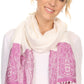 Sakkas Bela Long Wide Multi Patterned Tassel Fringe Pashmina Shawl / Wrap / Stole