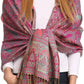 Sakkas Kalin Long Wide Woven Patterned Fringe Tassel Pashmina Shawl / Scarf