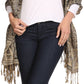 Sakkas Kalin Long Wide Woven Patterned Fringe Tassel Pashmina Shawl / Scarf