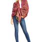 Sakkas Kalin Long Wide Woven Patterned Fringe Tassel Pashmina Shawl / Scarf
