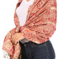 Sakkas Kalin Long Wide Woven Patterned Fringe Tassel Pashmina Shawl / Scarf