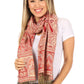 Sakkas Kalin Long Wide Woven Patterned Fringe Tassel Pashmina Shawl / Scarf