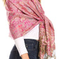 Sakkas Kalin Long Wide Woven Patterned Fringe Tassel Pashmina Shawl / Scarf