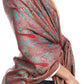 Sakkas Kalin Long Wide Woven Patterned Fringe Tassel Pashmina Shawl / Scarf