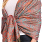 Sakkas Kalin Long Wide Woven Patterned Fringe Tassel Pashmina Shawl / Scarf