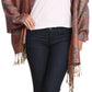 Sakkas Kalin Long Wide Woven Patterned Fringe Tassel Pashmina Shawl / Scarf