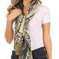 Sakkas Liua Long Wide Woven Patterned Design Multi Colored Pashmina Shawl / Scarf