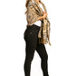 Sakkas Liua Long Wide Woven Patterned Design Multi Colored Pashmina Shawl / Scarf