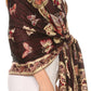 Sakkas Liua Long Wide Woven Patterned Design Multi Colored Pashmina Shawl / Scarf