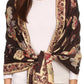 Sakkas Liua Long Wide Woven Patterned Design Multi Colored Pashmina Shawl / Scarf