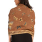 Sakkas Liua Long Wide Woven Patterned Design Multi Colored Pashmina Shawl / Scarf