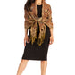 Sakkas Liua Long Wide Woven Patterned Design Multi Colored Pashmina Shawl / Scarf