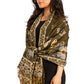 Sakkas Liua Long Wide Woven Patterned Design Multi Colored Pashmina Shawl / Scarf