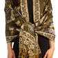 Sakkas Liua Long Wide Woven Patterned Design Multi Colored Pashmina Shawl / Scarf