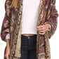 Sakkas Liua Long Wide Woven Patterned Design Multi Colored Pashmina Shawl / Scarf