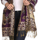 Sakkas Liua Long Wide Woven Patterned Design Multi Colored Pashmina Shawl / Scarf