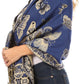 Sakkas Liua Long Wide Woven Patterned Design Multi Colored Pashmina Shawl / Scarf
