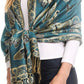 Sakkas Liua Long Wide Woven Patterned Design Multi Colored Pashmina Shawl / Scarf