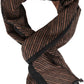 Sakkas Kopa Long Mid Weight Soft Fringe Patterned UniSex Cashmere Feel Scarf