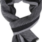 Sakkas Kopa Long Mid Weight Soft Fringe Patterned UniSex Cashmere Feel Scarf