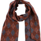Sakkas Ezel Long Warm Argyle Patterned UniSex Cashmere Feel Scarf