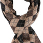 Sakkas Ezel Long Warm Argyle Patterned UniSex Cashmere Feel Scarf