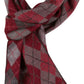 Sakkas Ezel Long Warm Argyle Patterned UniSex Cashmere Feel Scarf