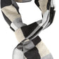 Sakkas Lawren Long Multi Colored Checkered Warm UniSex Cashmere Feel Scarf