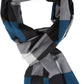 Sakkas Lawren Long Multi Colored Checkered Warm UniSex Cashmere Feel Scarf