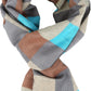 Sakkas Lawren Long Multi Colored Checkered Warm UniSex Cashmere Feel Scarf